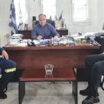 Τα είπαν για πυροπροστασία δήμαρχος Ζηρού και νέος διοικητής Πυροσβεστικής Φιλιππιάδας