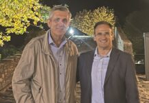 Σε ρόλο «ξεναγού» συναδέλφου του από τις Σέρρες ο Χρήστος Τσιρογιάννης