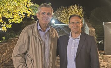 Σε ρόλο «ξεναγού» συναδέλφου του από τις Σέρρες ο Χρήστος Τσιρογιάννης